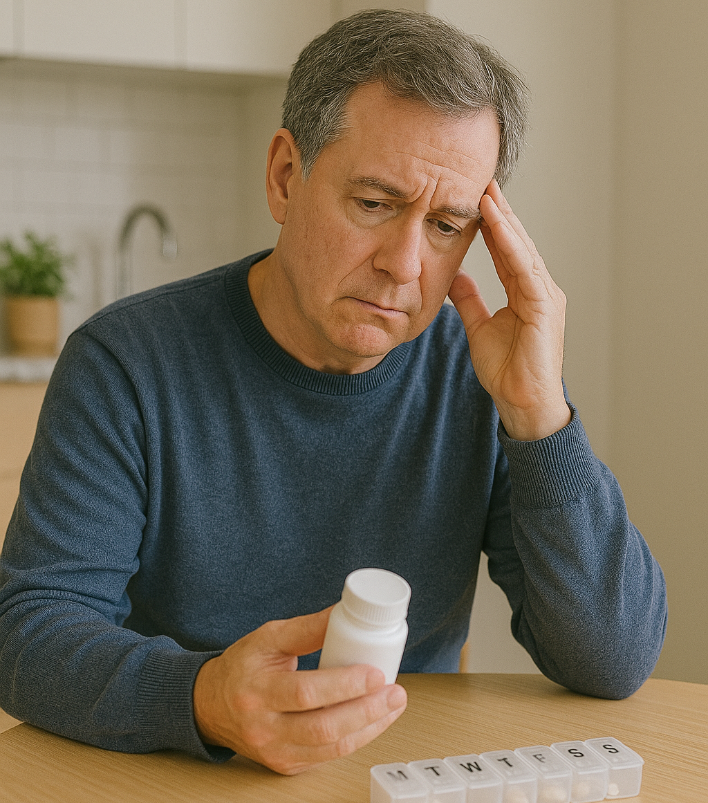 生活リズムやお薬の管理が一人では少し心配な方をイメージした写真